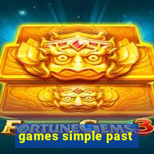 games simple past